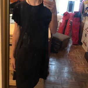 Black loose dress